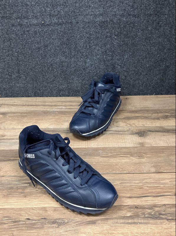 K-Swiss ST329 CMF Navy White Men's Leather Walking Sneakers Size 10
