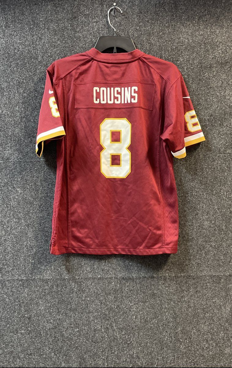 Nike Youth Washington Redskins Kirk Cousins #8 Football Jersey Burgundy Sz L