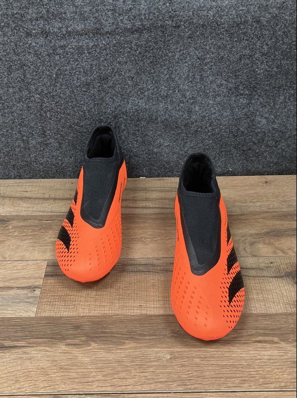 Adidas Predator Accuracy.3 Laceless FG Soccer Cleats Solar Orange Size 7.5