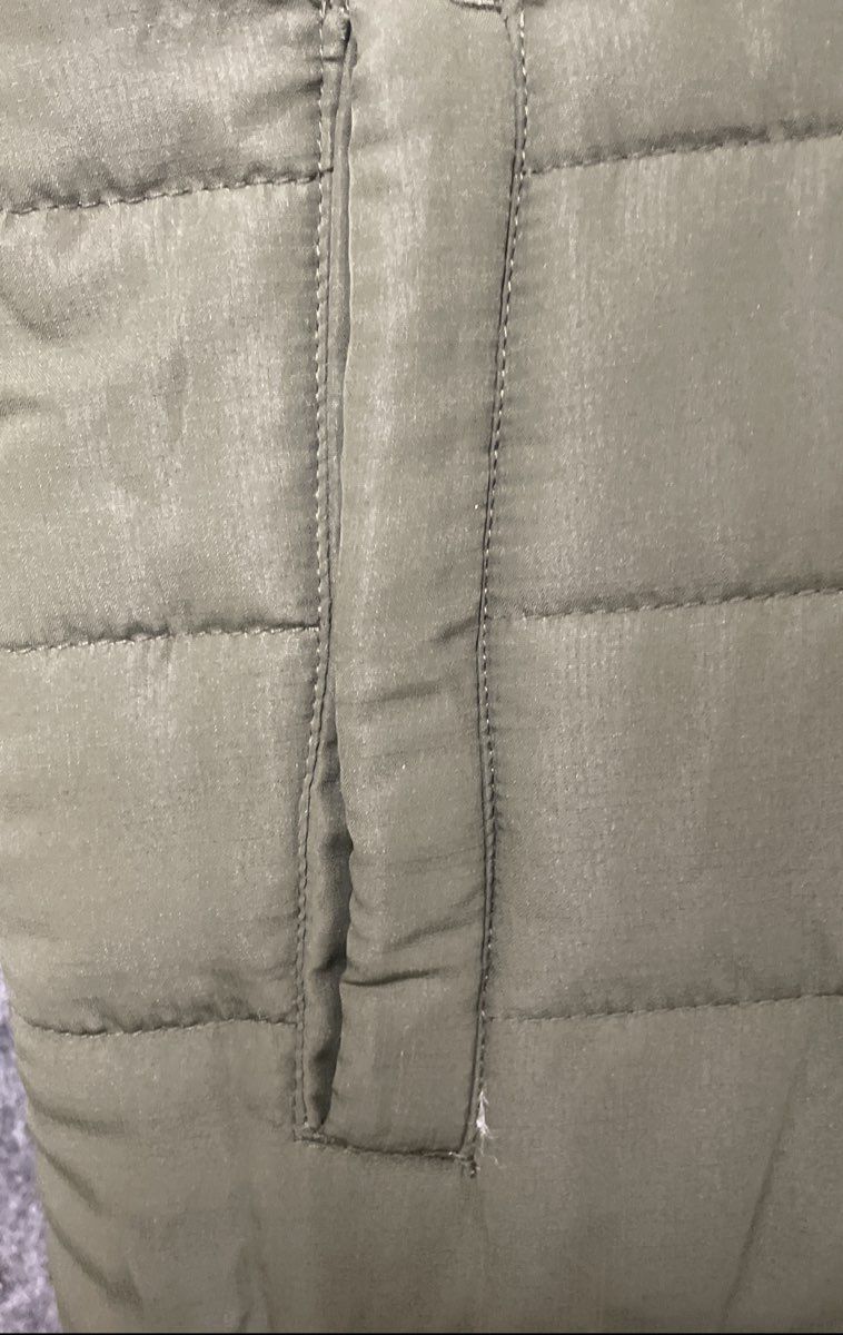 Sonoma Men's Olive Green Quilted Puffer Vest Full Zip Sleeveless Jacket Sz XXL