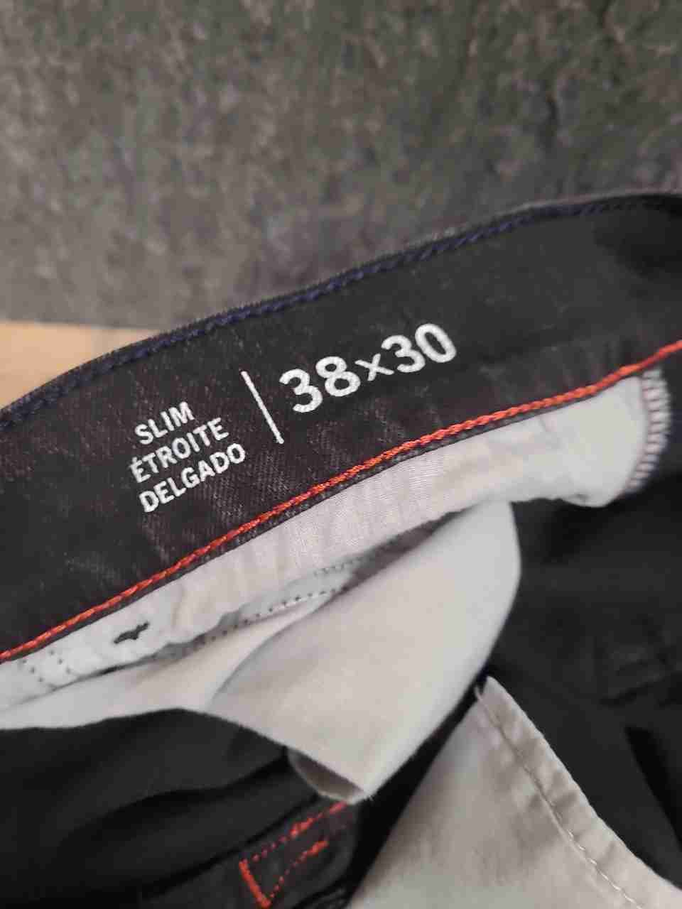 Tommy Hilfiger Men's Tommy Jeans Slim Fit Faded Black Denim Jeans Sz 38x30