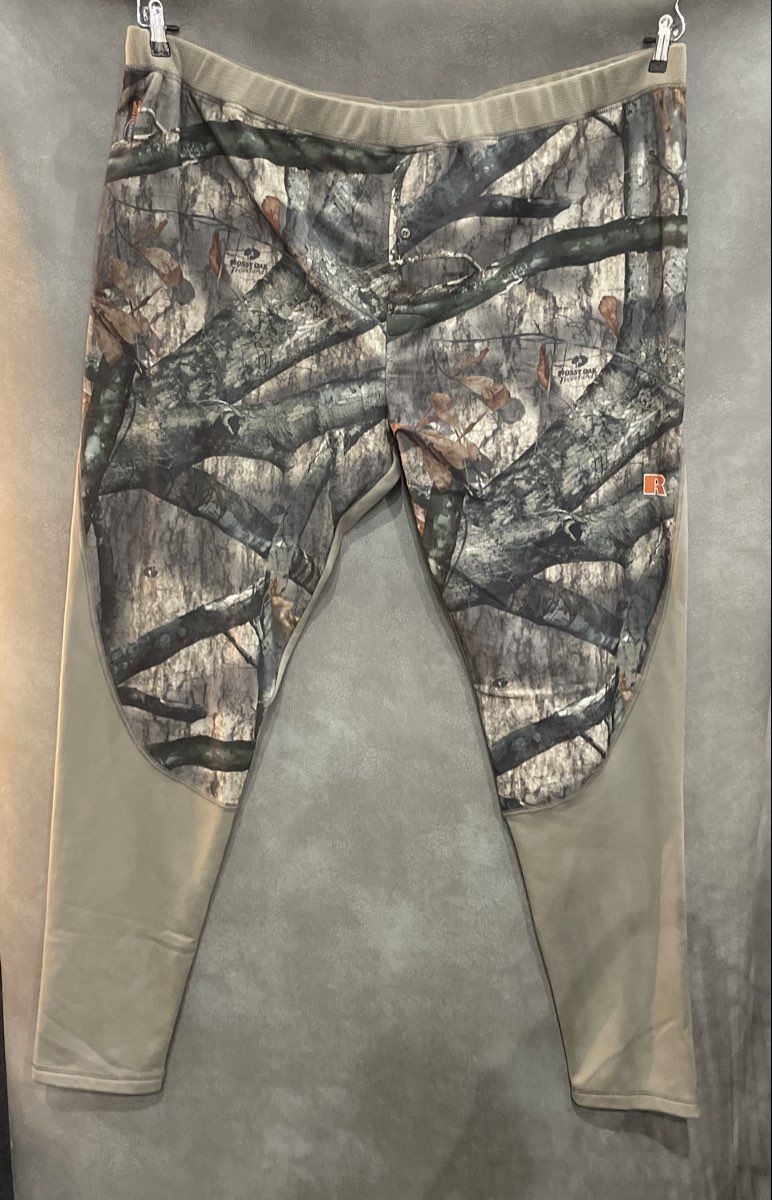 Russell Outdoors Men's Tundra L2 Hunting Pants Mossy Oak Camo Fleece Lined 3XL