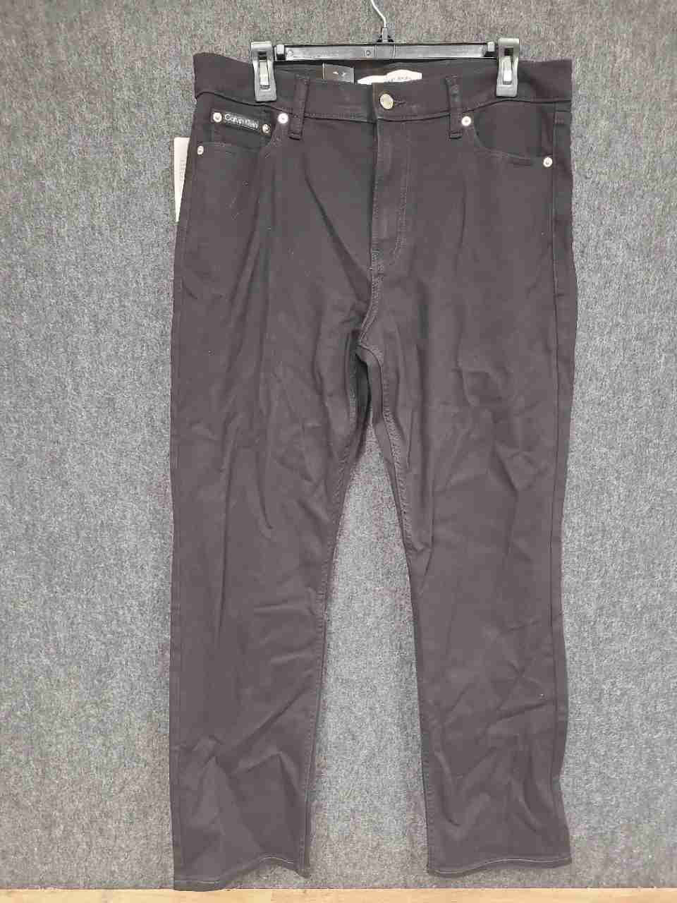 Calvin Klein Jeans Men's Classic Black Stretch Denim Jeans NWT Sz 34x30