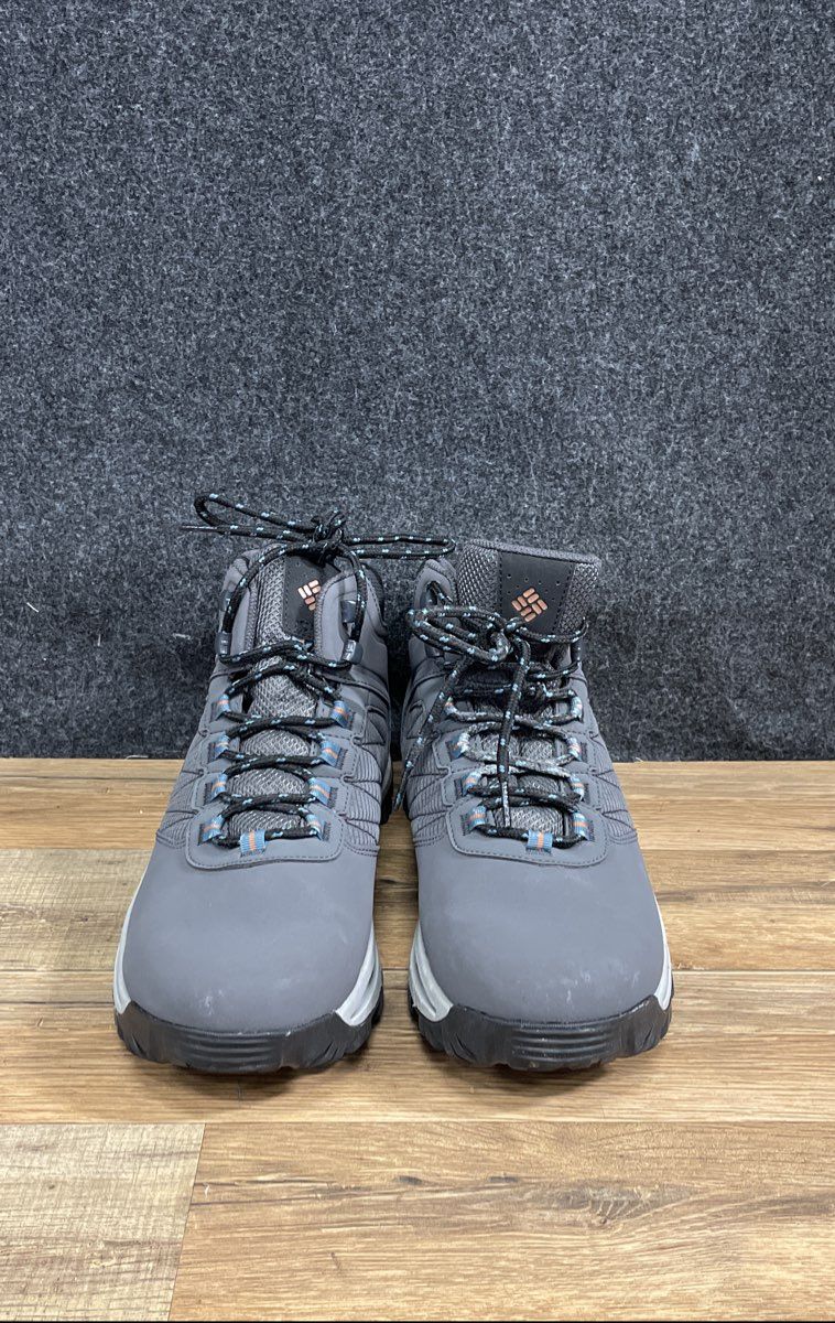 Columbia Traverse Hike Grey Graphite Men's Mid Hiking Boots Size 9.5