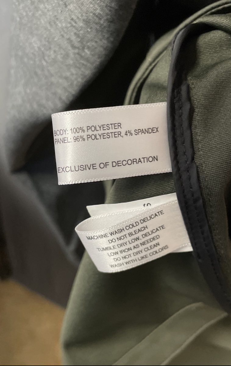 Cutter & Buck Men's Stealth Full Zip Jacket Green Gray Hybrid Mock Neck NWT L