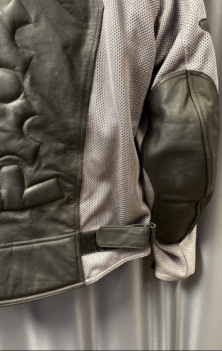 Fieldsheer Men's Gray Armored Moto Jacket Removable Liner Sz 44
