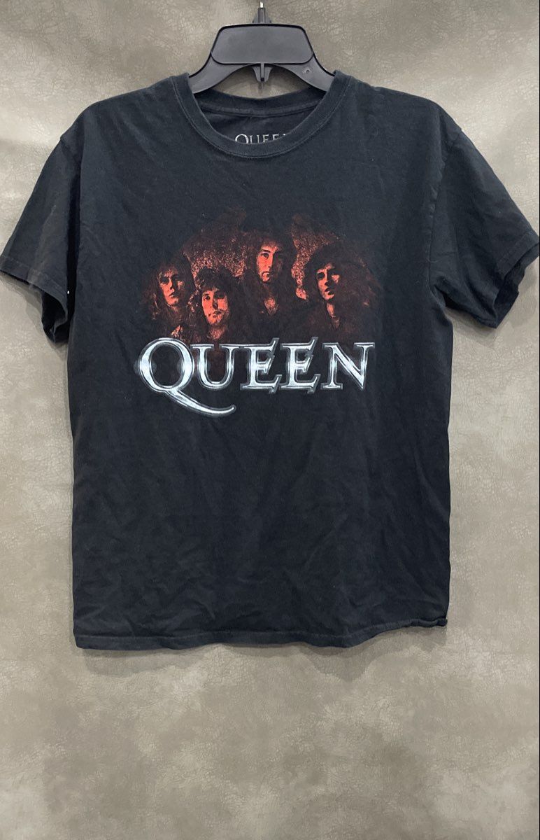 Queen Band Members Portrait Logo T-Shirt 2013 Licensed Reprint Bravado Sz M