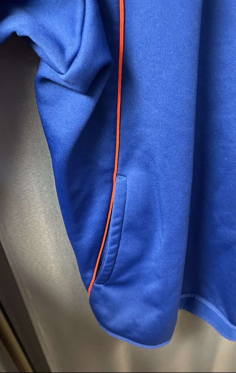 Majestic Men's NY Mets Therma Base Warm-Up Pullover Sweatshirt Blue Sz XXL