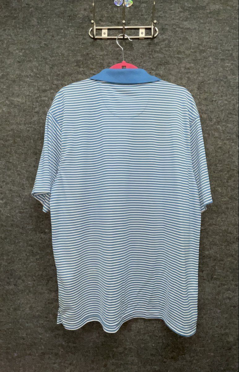 Lot of 3 Men's Golf Polo Shirts Jack Nicklaus Greg Norman Striped Solid Sz XL