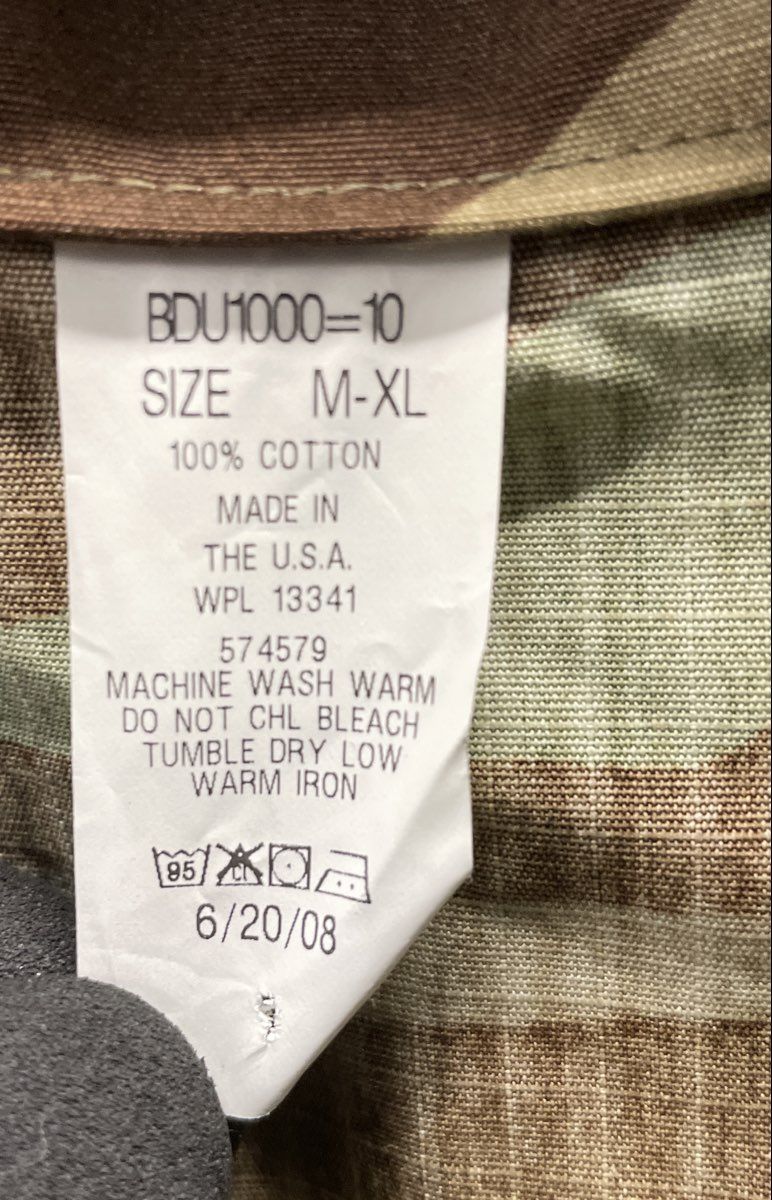 Lion Apparel Men's Woodland Camo BDU Jacket Fire Rescue Station Wear Sz M-XL