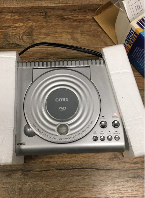 Y2K Coby DVD-287 Compact Top-Loading DVD CD MP3 Player In Original Box