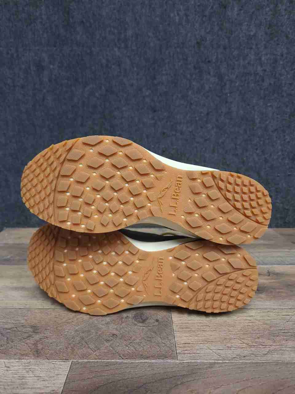 L.L. Bean Comfort Knit Trail Shoes Sage Green Neon Sneakers Women's Size 7.5