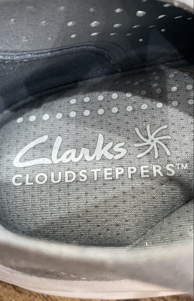 Clarks Cloudsteppers Step Allena Light Blue Walking Sneakers Women's Size 11