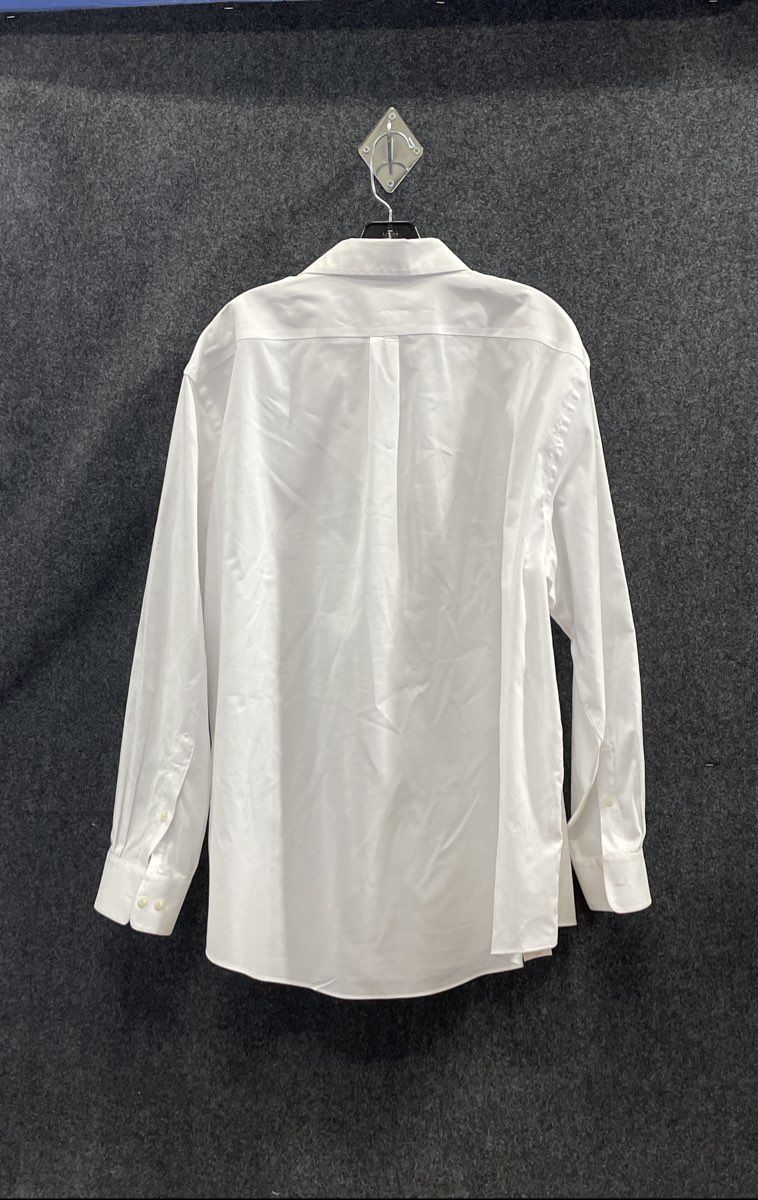 Lauren Ralph Lauren Men's White Long Sleeve Stretch Dress Shirt Sz 18 34/35 2XL