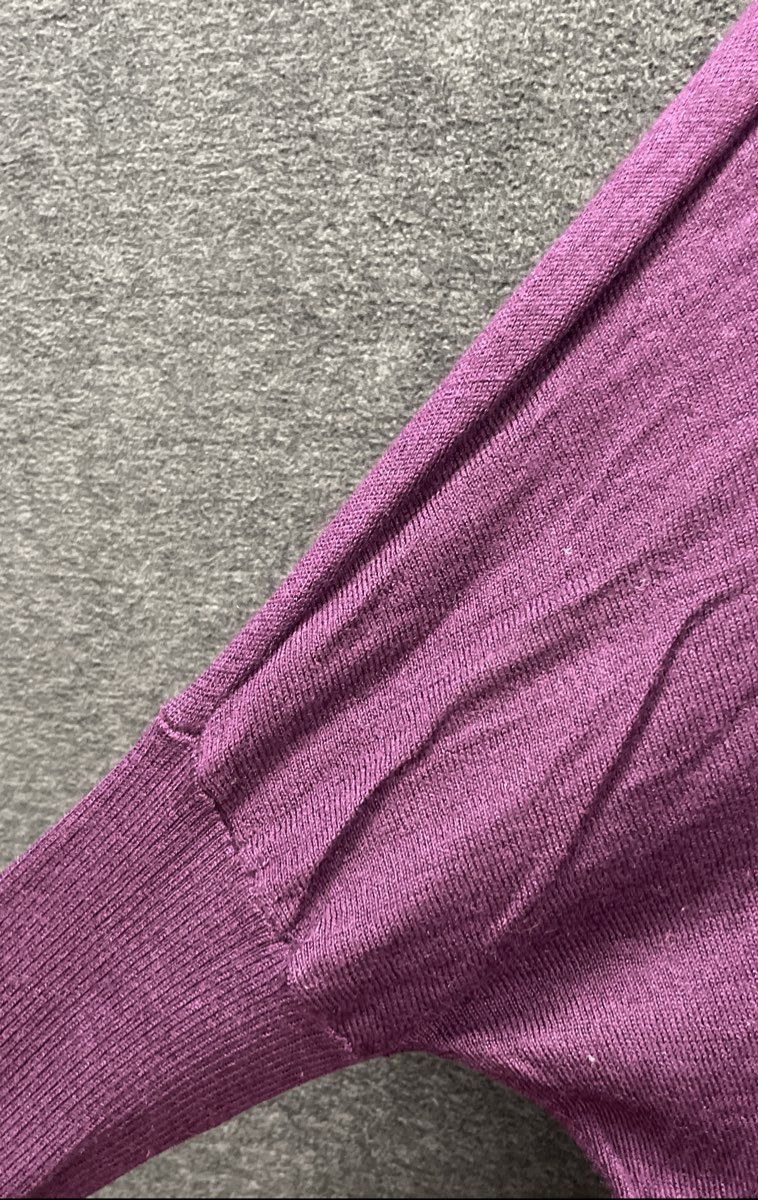 Vince Women's Purple Silk Cashmere Blend Dolman Sleeve Turtleneck Sweater Sz XS
