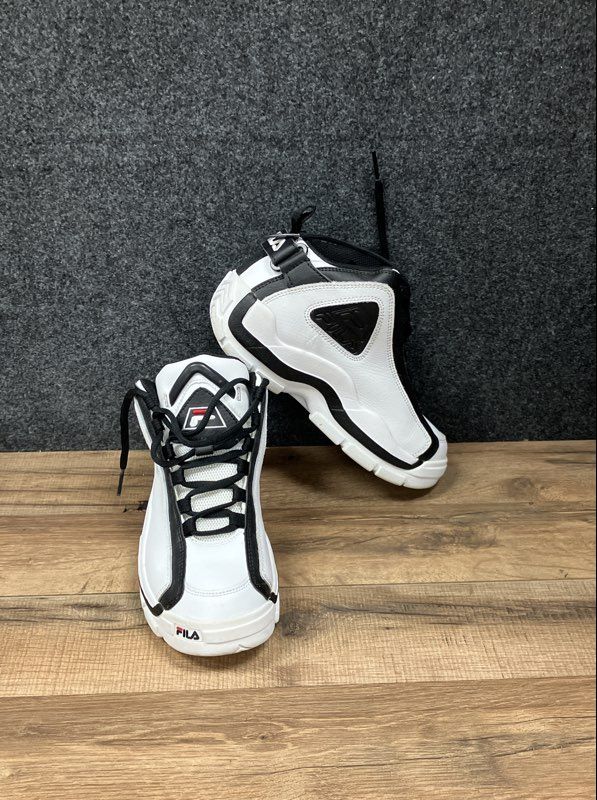 Fila Grant Hill 2 White Black Red Basketball Sneakers Kid's Size 6