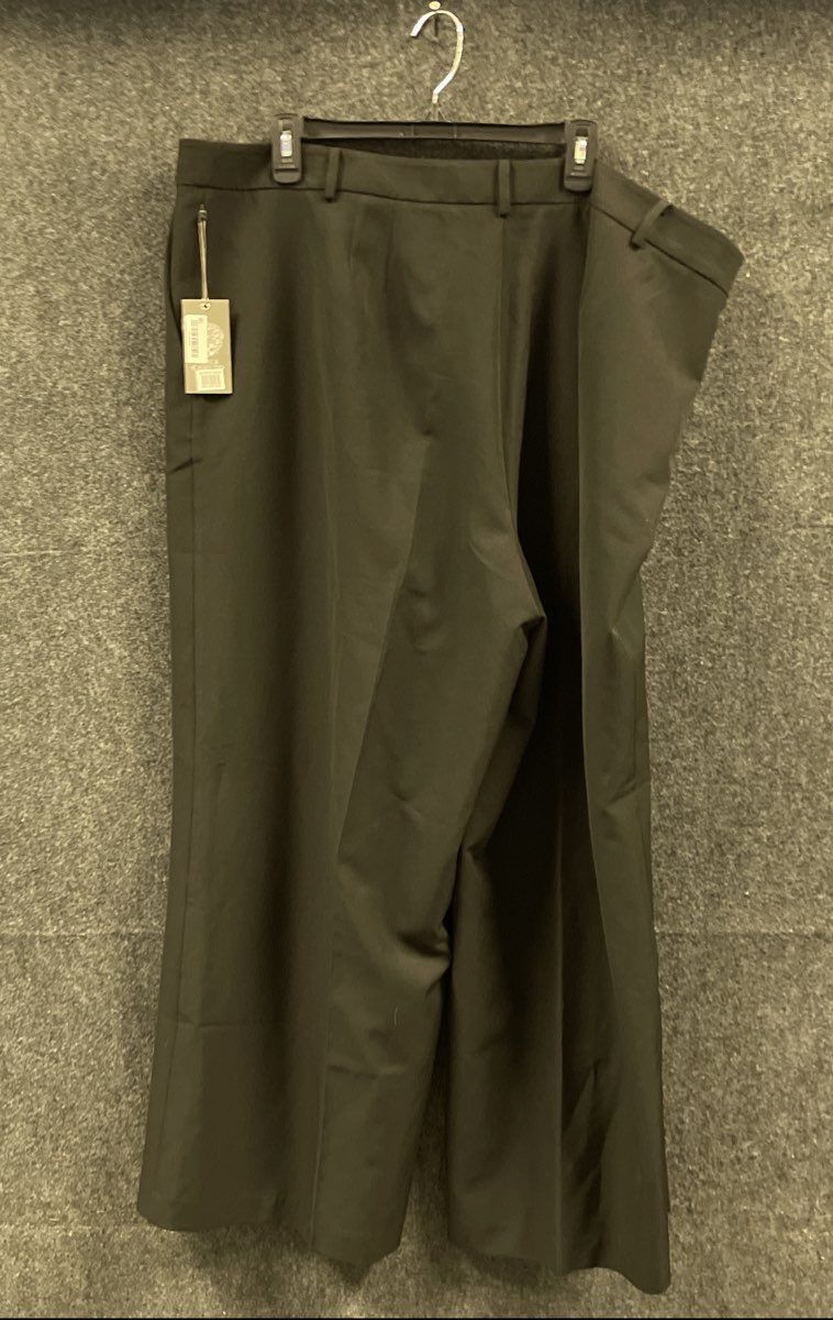Vince Camuto Women's Black Wide Leg Stretch Trousers Dress Pants Sz 22W NWT