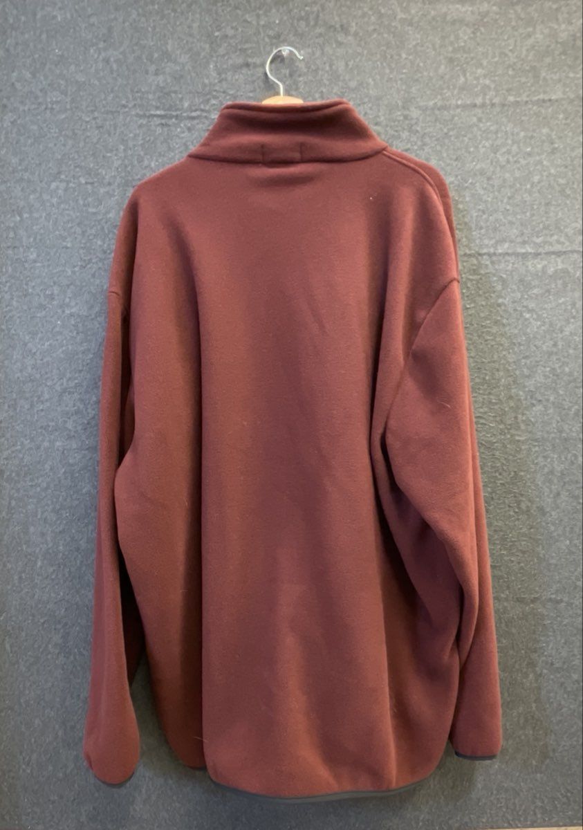 Nautica Men's Burgundy Nautex Fleece 1/4 Zip Pullover NWT Sz XXL