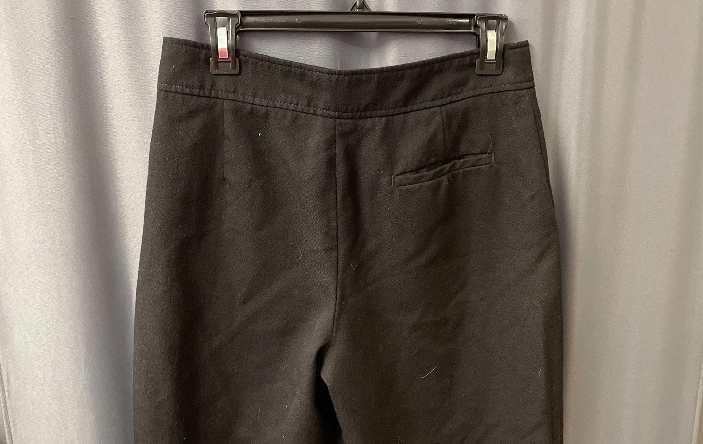 Pendleton Women's Black 100% Virgin Wool Wide Leg Trousers Sz 8