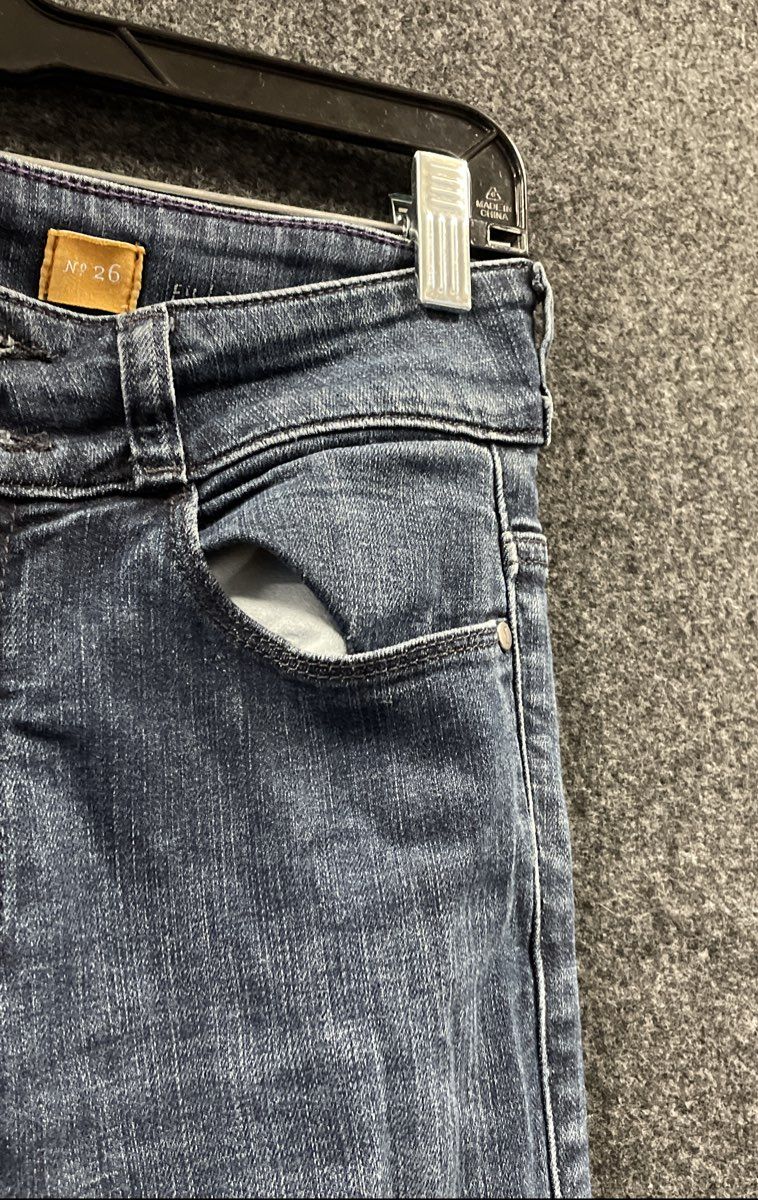 Pilcro and the Letterpress Women's Blue Supersoft Flare Bootcut Jeans Sz 26