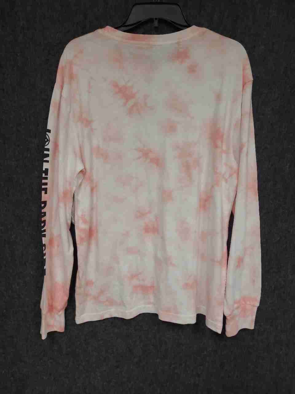Disney Star Wars Men's Pink Tie Dye Darth Vader Long Sleeve Shirt Sz M NWT