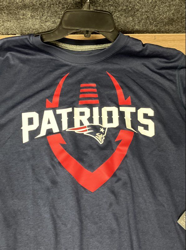 Nike Men's New England Patriots Dri-FIT Graphic T-Shirt Navy Blue NFL NWT