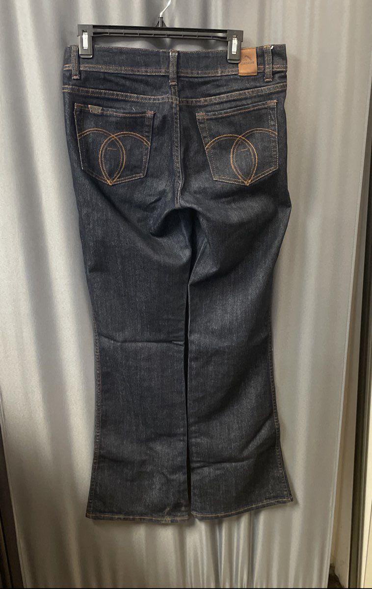 Jordache Women's Alexis Legacy Bootcut Jeans Dark Blue Denim Size 29/8