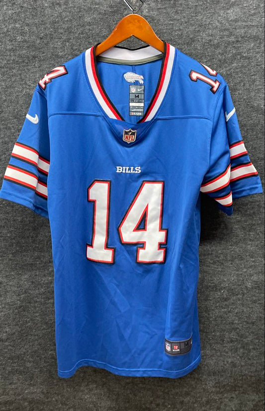 Nike Men's NFL Buffalo Bills Stefon Diggs 14 On Field Jersey Royal Blue Sz M