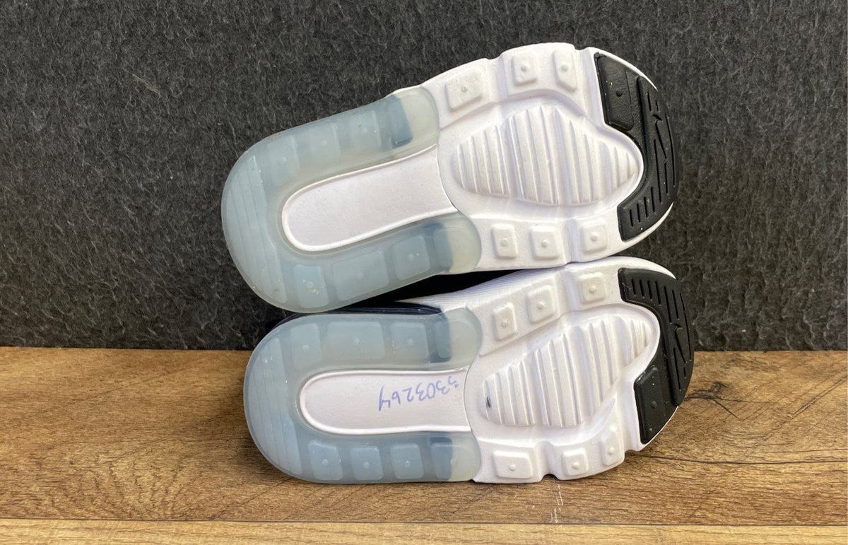 Nike Air Max 270 Midnight Navy White Toddler Sneakers DD1646-407 Size 5C