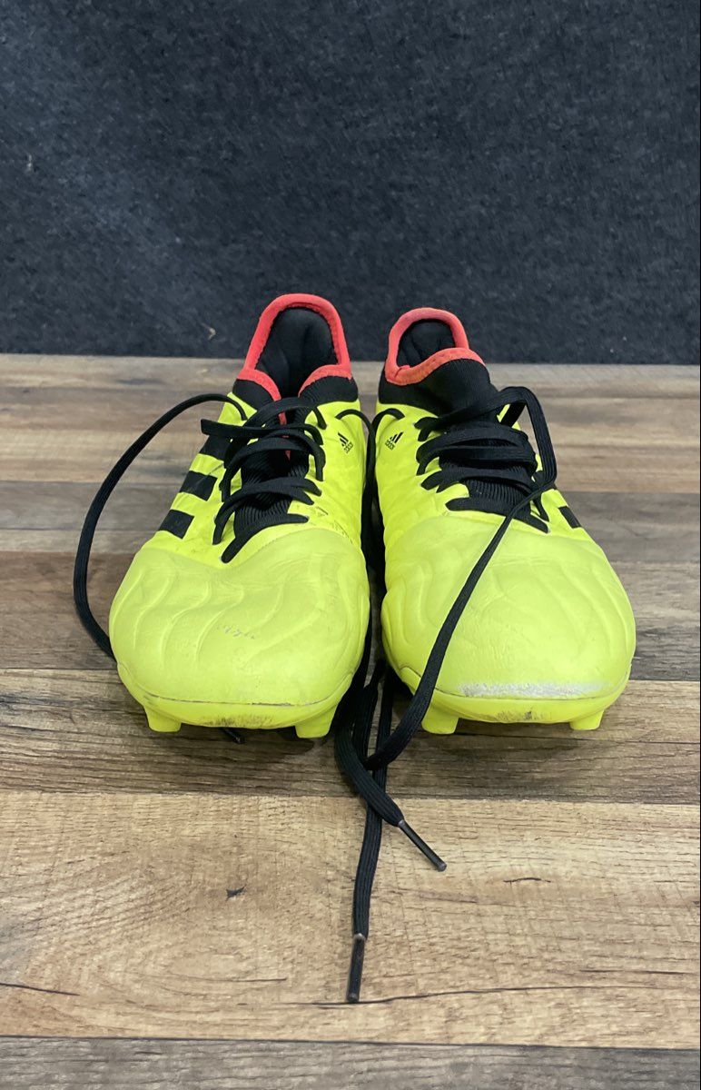 adidas Copa Sense.3 FG Solar Yellow Black Red Soccer Cleats Men's Size 8