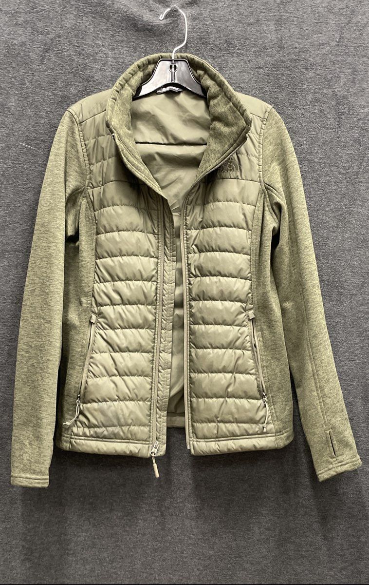 The North Face Women's Mashup Quilted Fleece Hybrid Jacket Green PrimaLoft