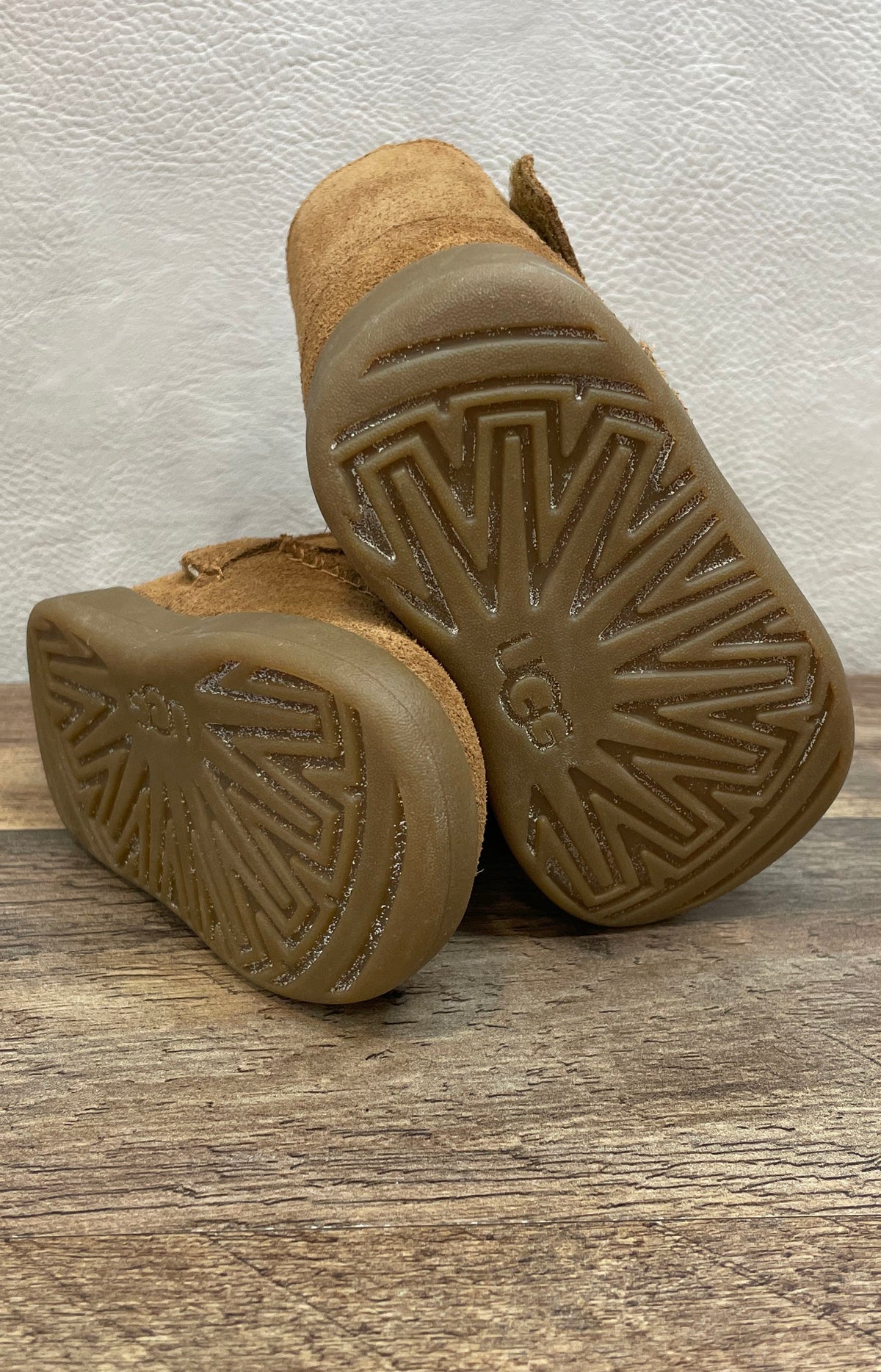UGG Jesse II Chestnut Suede Infant Toddler Booties Size 2/3