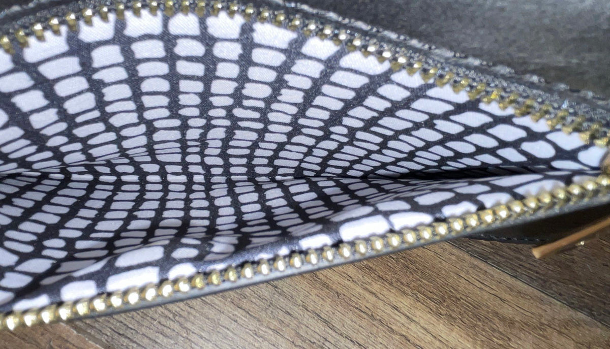 Urban Expressions Black Woven Trim Tassel Crossbody Saddle Bag Gold Hardware