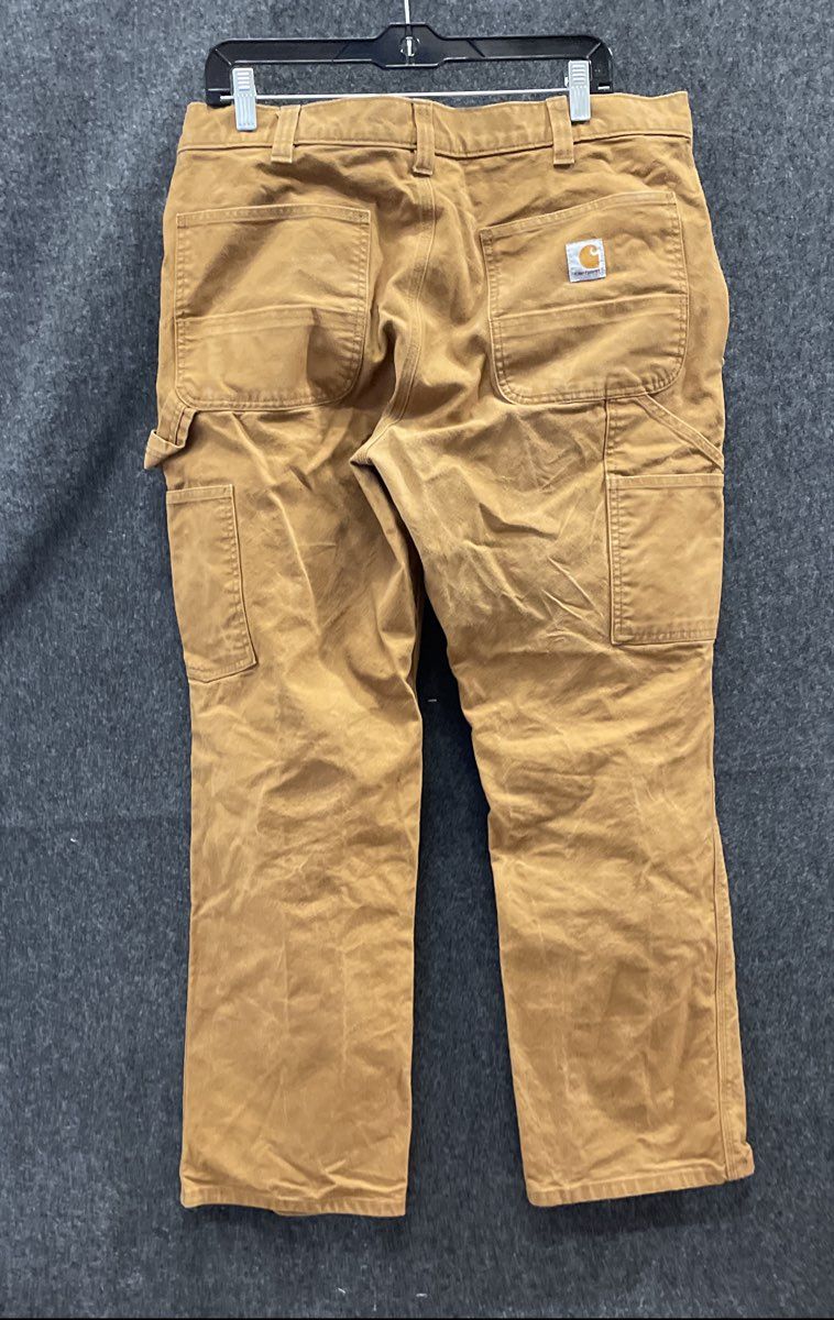 Carhartt Men's Rugged Flex Rigby Dungaree Pants Carhartt Brown Relaxed 36x30