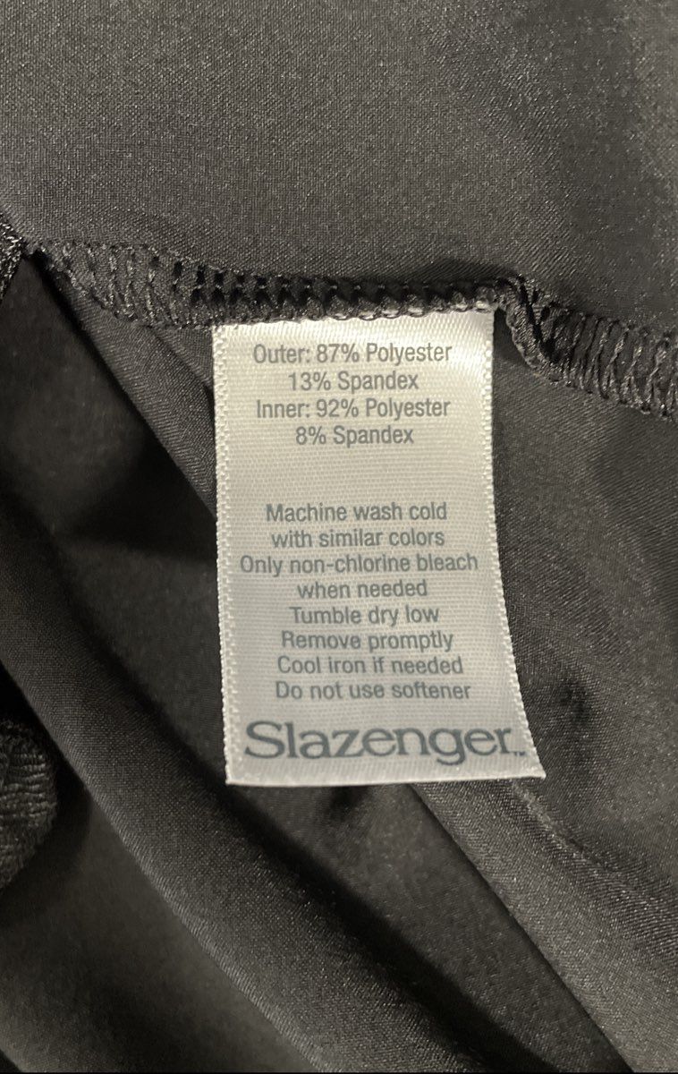 Slazenger Women's Black Active Golf Skort Skirt Stretch Pockets Sz S