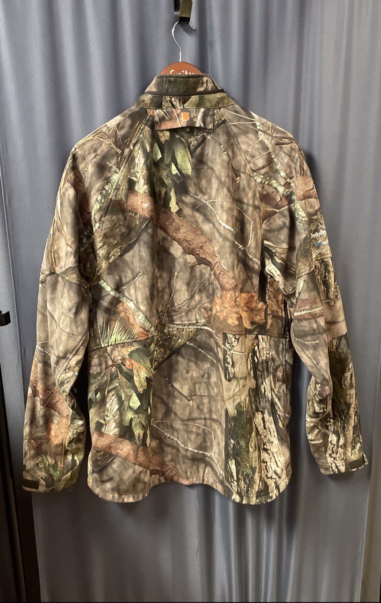 Field & Stream Men's Camo Jacket Mossy Oak Break Up Country NoScent Sz L