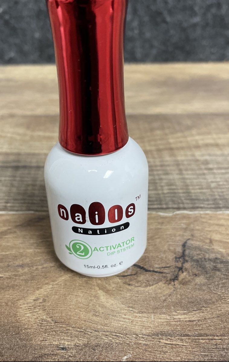 Nails Nation Dip System Liquid Set Base Activator Top Coat 0.5oz New Lot of 3