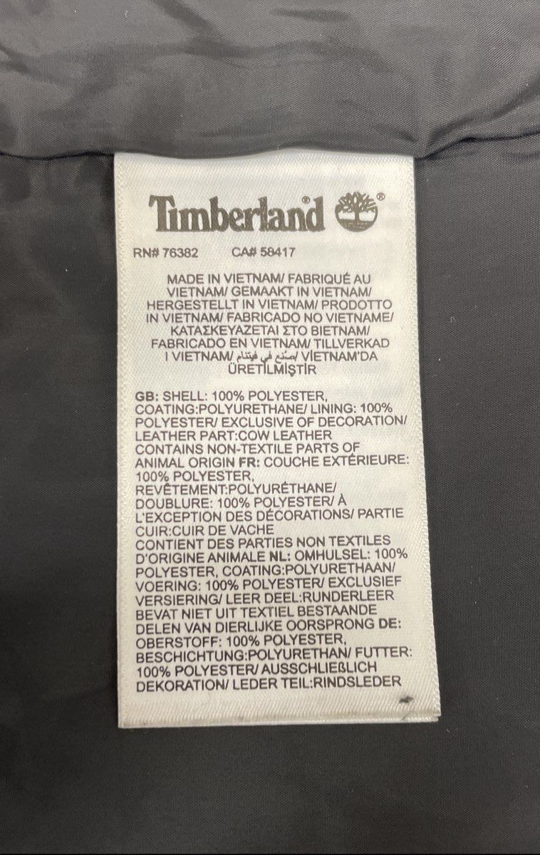 Timberland Men's Earthkeepers Benton Waterproof Shell Jacket Black Hooded Sz S