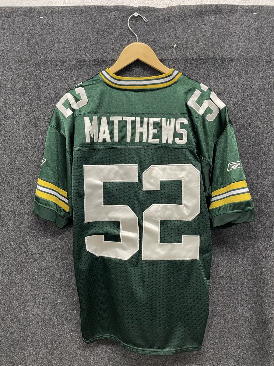 Reebok Men's Green Bay Packers Clay Matthews #52 NFL Jersey Green Sz 52