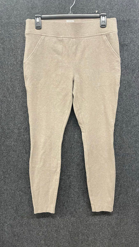 Duluth Trading Co. Women's Taupe Noga Cotton Stretch Pull-On Leggings Sz M
