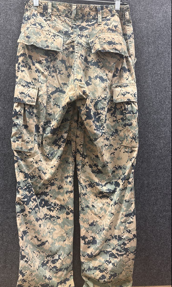 USMC Men's MCCUU MARPAT Woodland Digital Camo Combat Utility Trousers Sz S-S