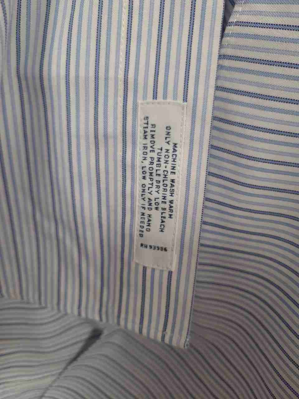 Brooks Brothers Men's Regent Multi-Stripe Supima Cotton Non-Iron Shirt 15.5 32