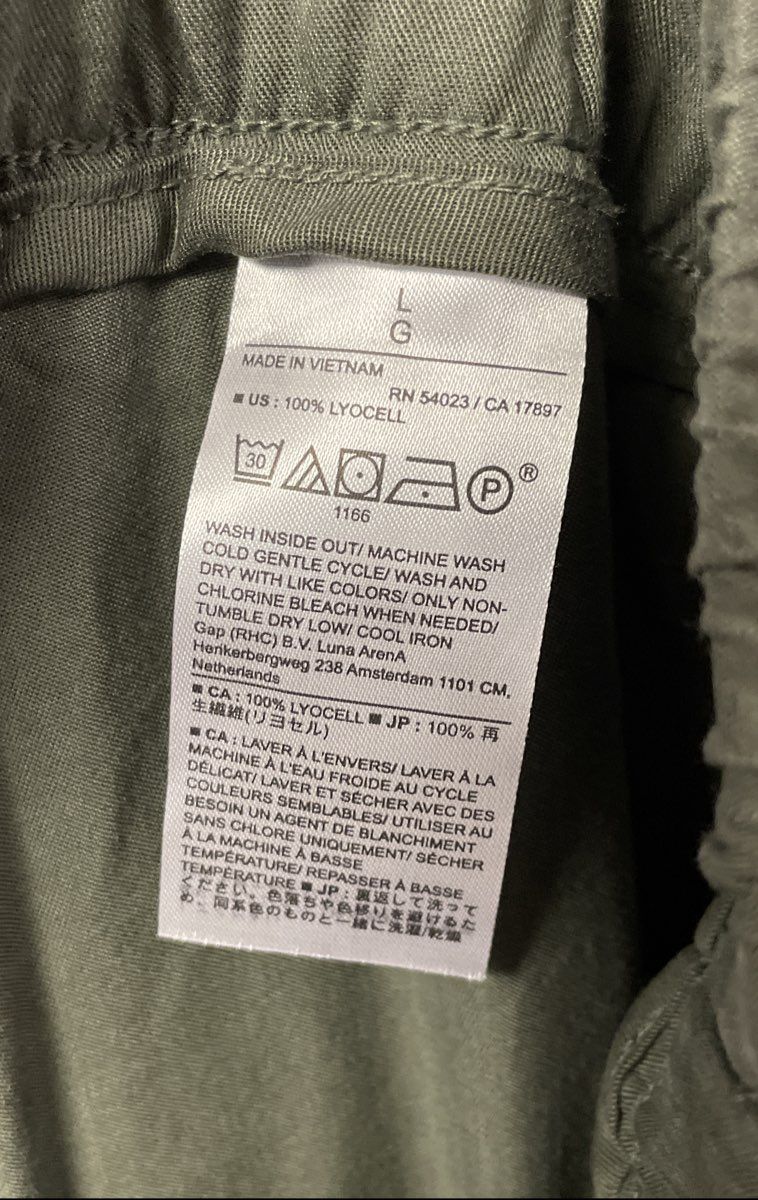 Banana Republic Women's Olive Green Lyocell Jogger Cargo Pants Size L NWT