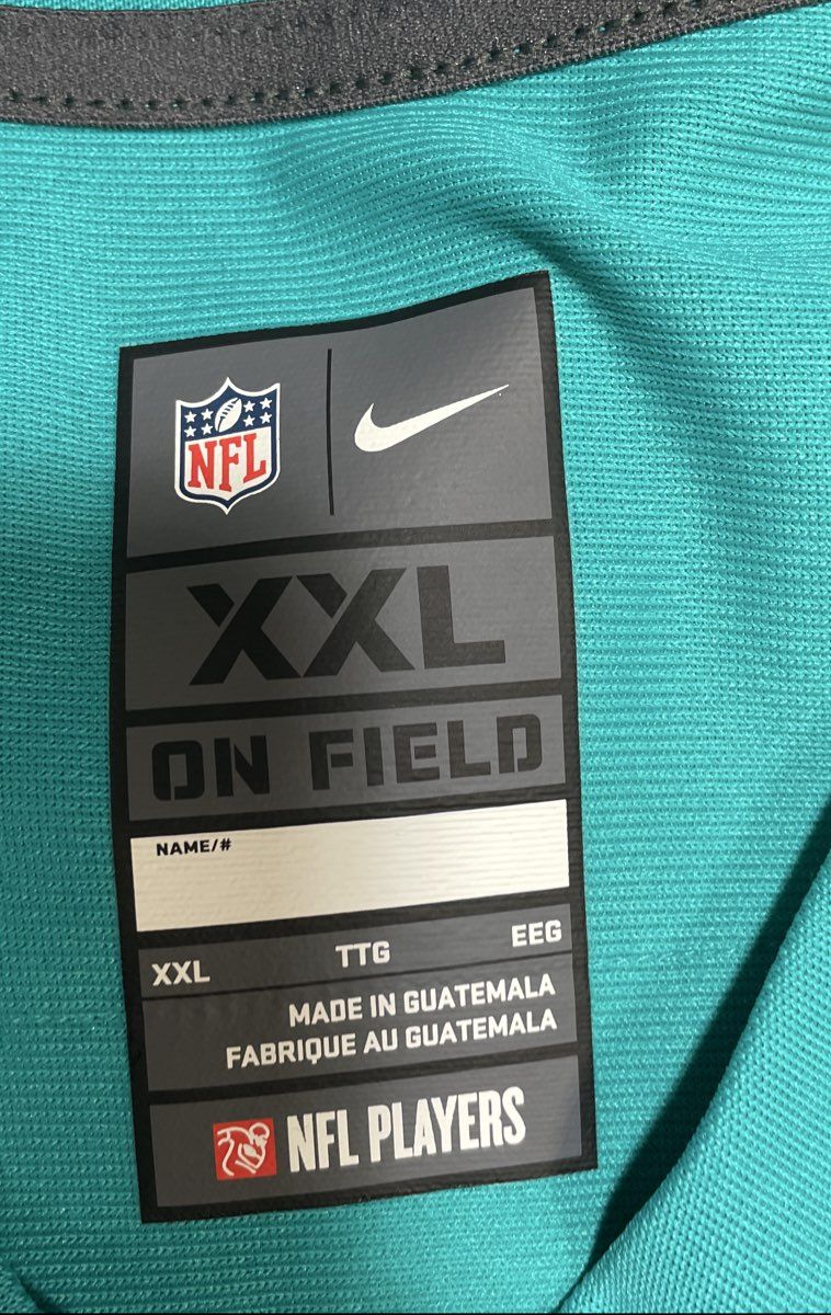 Nike Men's Miami Dolphins Tua Tagovailoa #1 Aqua NFL Football Jersey Sz XXL