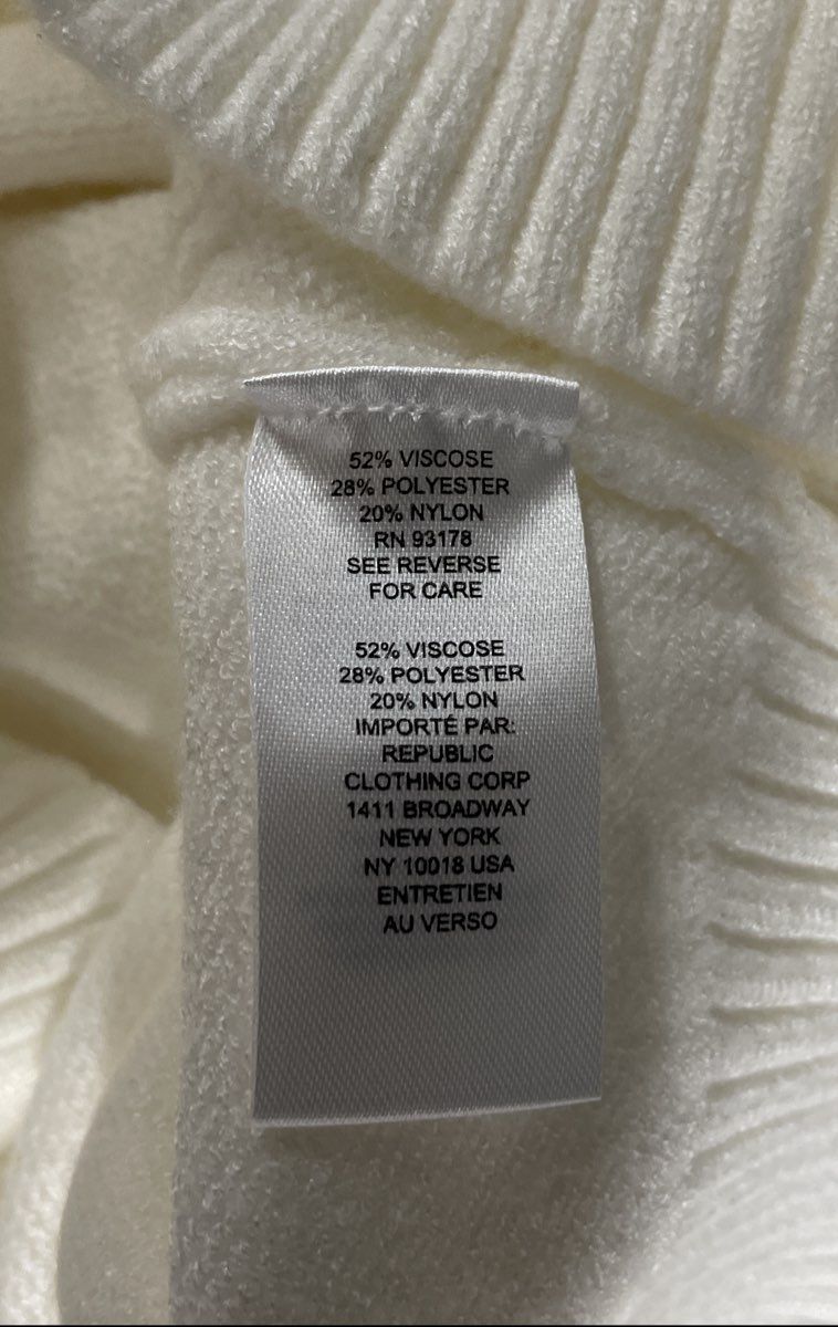 Tahari Women's White Cable Knit Viscose Crew Neck Sweater Sz S NWT