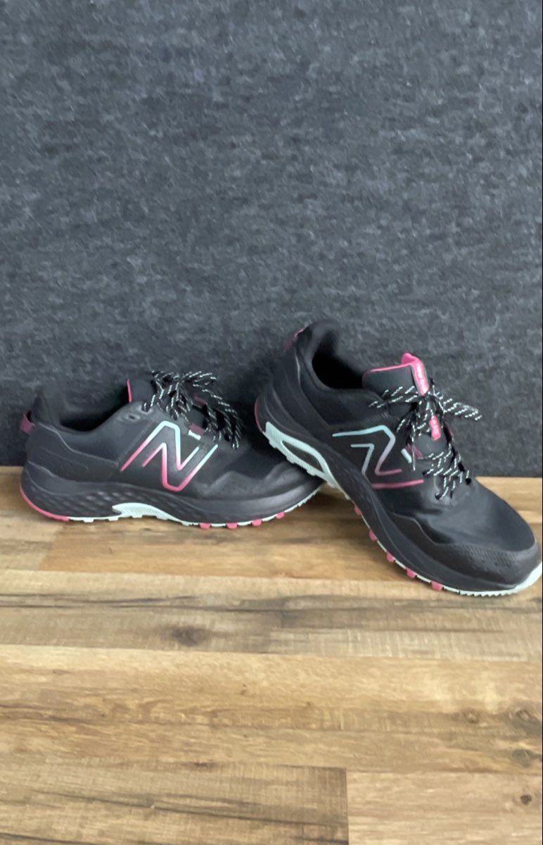 New Balance 410 Trail Black Pink Blue Women's Running Shoes Size 12