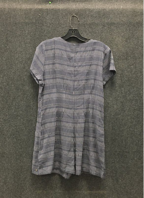 Roxy Women's Wild and Beautiful Striped Romper Navy Blue NWT Sz M