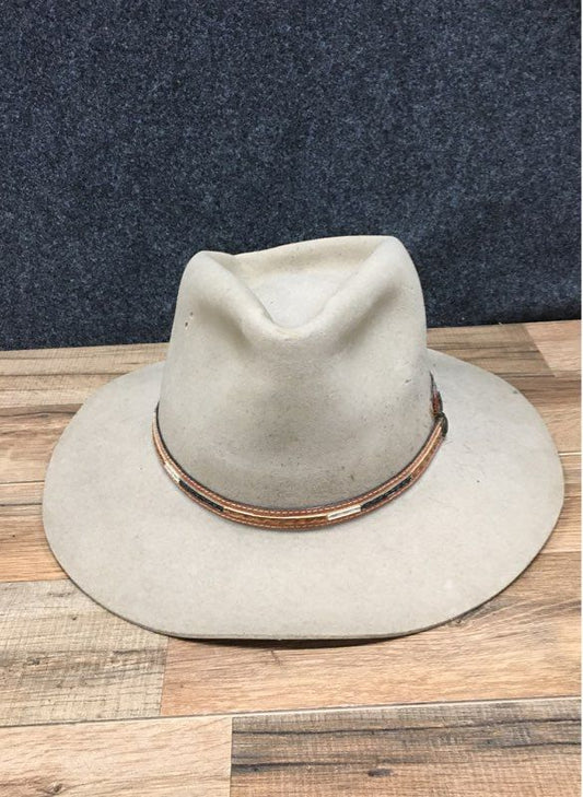 Vintage Dynafelt Men's Tan Fur Blend Western Cowboy Hat Size 7 1/4