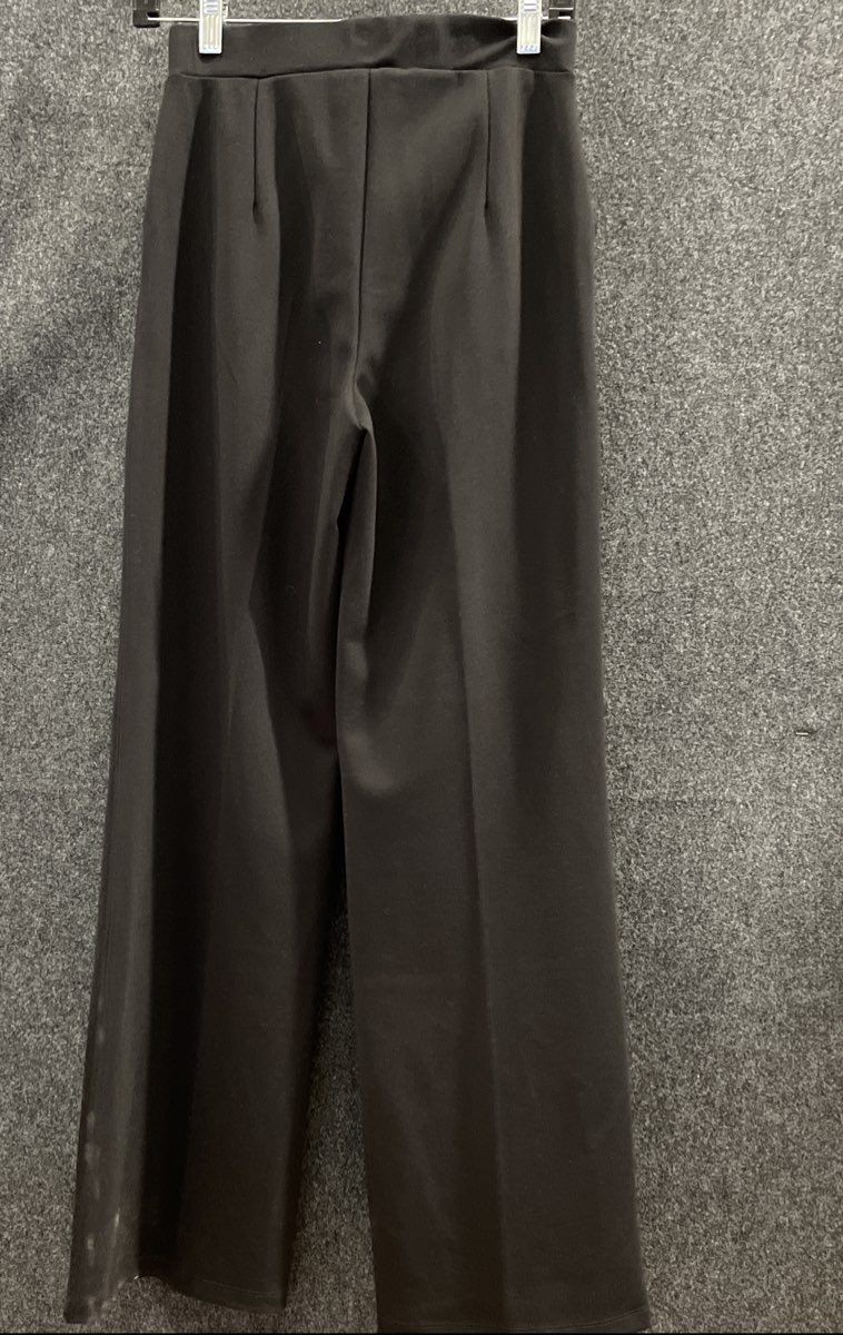 Picadilly Women's Black Straight Leg Ponte Knit Work Trousers NWT Sz XS