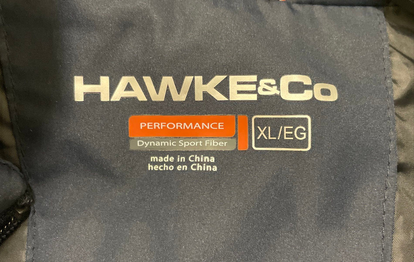 Hawke & Co. Men's Navy Pro Performance Quilted Full Zip Vest NWT Sz XL